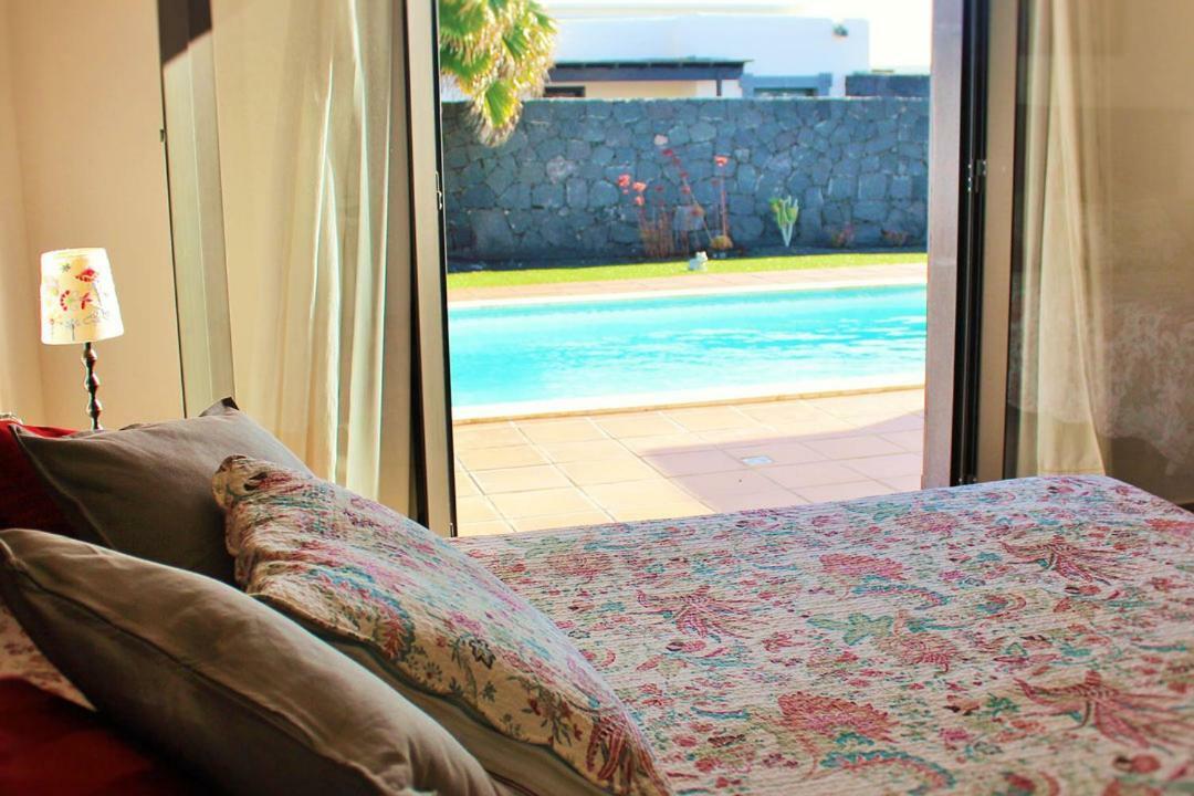 Villa Bol-Can con piscina privada Playa Blanca  Exterior foto